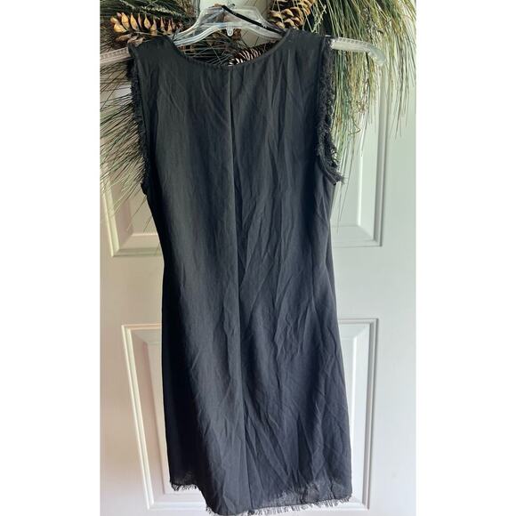 NFS!!  Lulus Meridian Black Sleeveless tie wrap at the waist dress Size Small - Picture 7 of 12